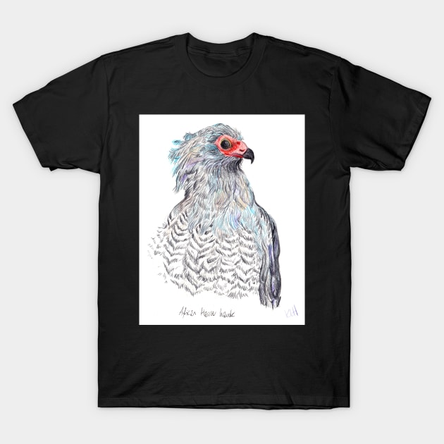 African Harrier Hawk T-Shirt by sadnettles